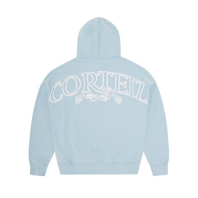 Corteiz Superior Royale Zip Hoodie Baby Blue