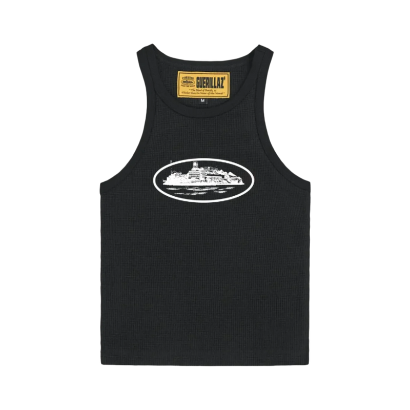 Corteiz Women's Alcatraz Tank Top Black/White