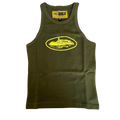 Corteiz Womens Alcatraz Tank Top Khaki/Yellow