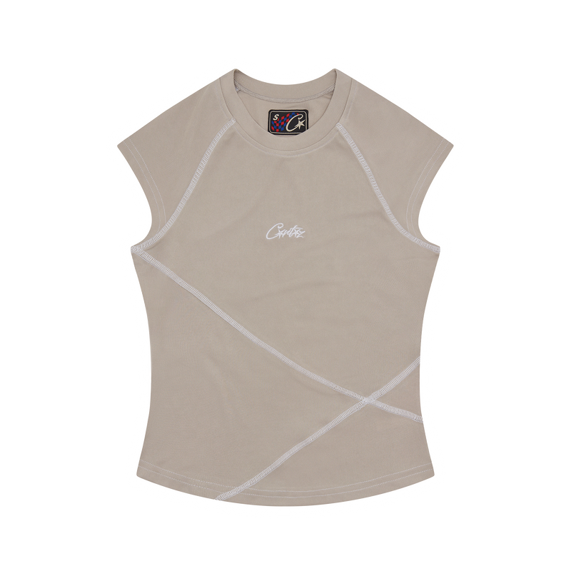 Corteiz Womens Racer Vest Top Grey