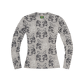 Corteiz Womens Tiger Mesh Longsleeve Grey