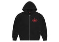 Corteiz x Slaughter Gang 21 Savage Zip Up Hoodie Black