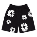 Denim Tears The Cotton Wreath Shorts 'Black' - Side Kicks