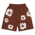 Denim Tears The Cotton Wreath Shorts 'Brown'