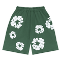 Denim Tears The Cotton Wreath Shorts 'Green'