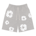 Denim Tears The Cotton Wreath Shorts 'Grey' - Side Kicks