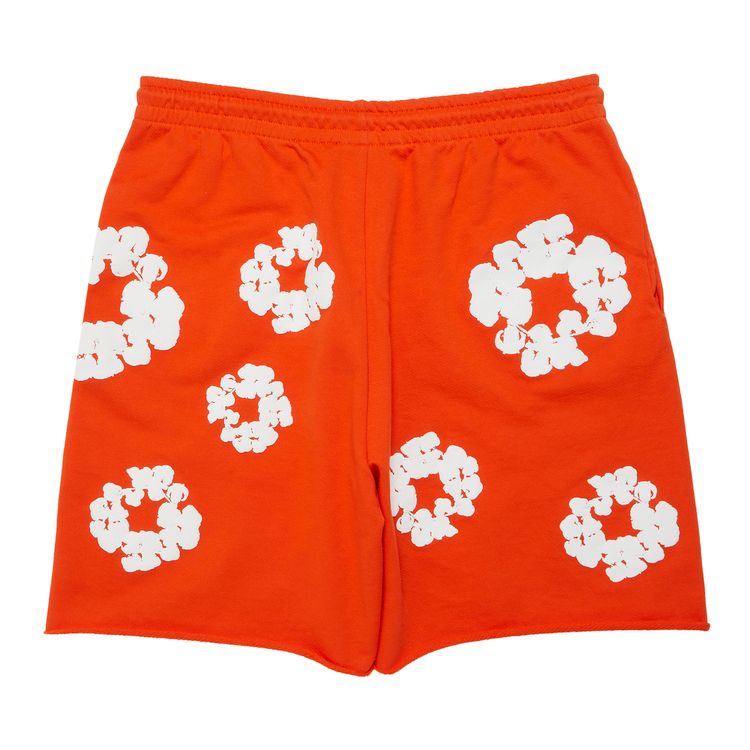 Denim Tears The Cotton Wreath Shorts 'Orange'