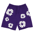 Denim Tears The Cotton Wreath Shorts 'Purple'