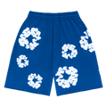 Denim Tears The Cotton Wreath Shorts 'Royal Blue' - Side Kicks