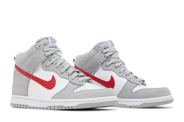 Dunk High Athletic Club Grey Red (GS)
