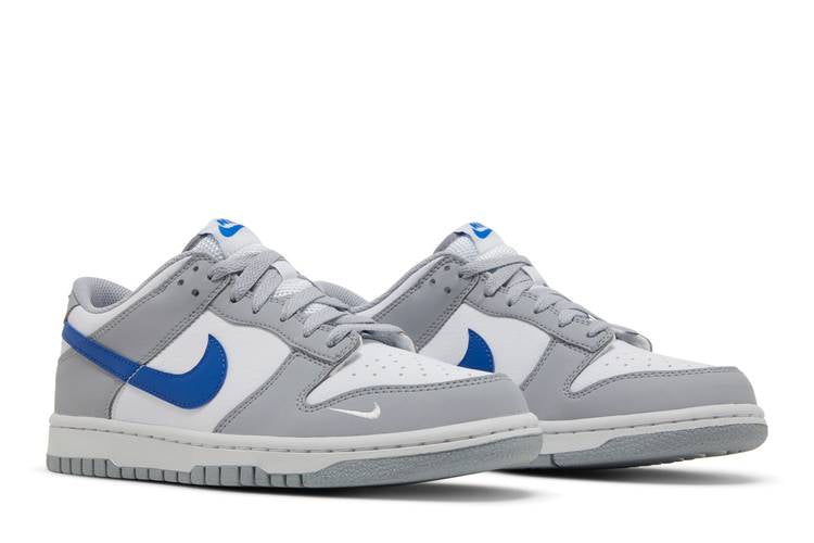 Dunk Low Mini Swoosh Wolf Grey Game Royal (GS)