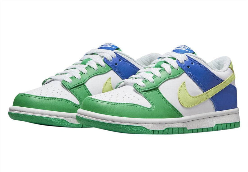 Nike FOOTWEAR Nike Dunk Low 'Stadium Green Game Royal' - Boys Grade School