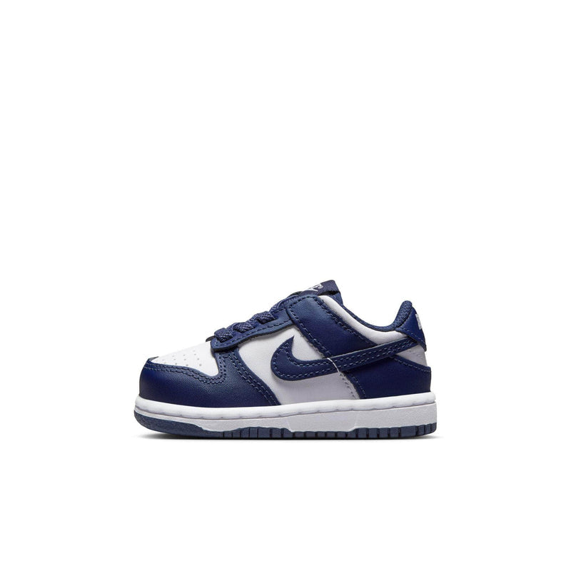 Nike FOOTWEAR Nike Dunk Low "White Midnight Navy" - Toddlers