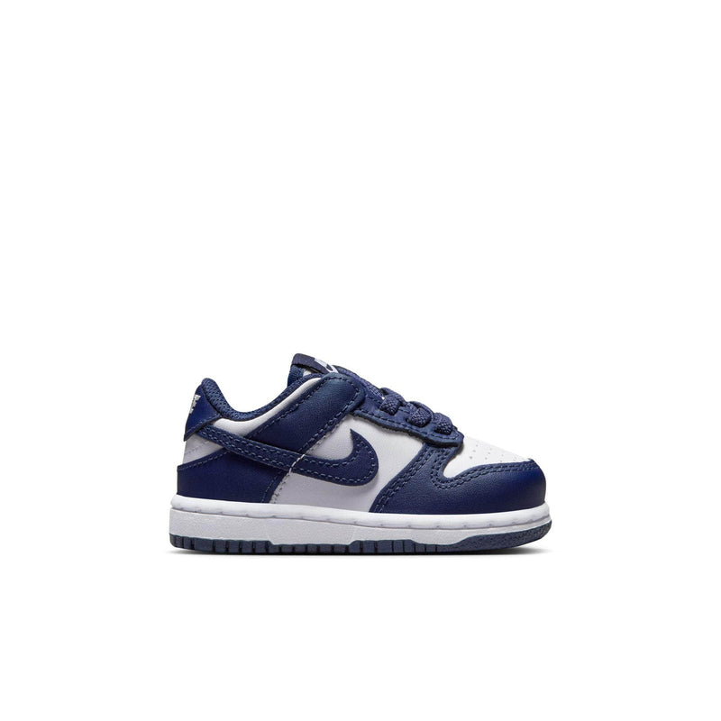 Nike FOOTWEAR Nike Dunk Low "White Midnight Navy" - Toddlers
