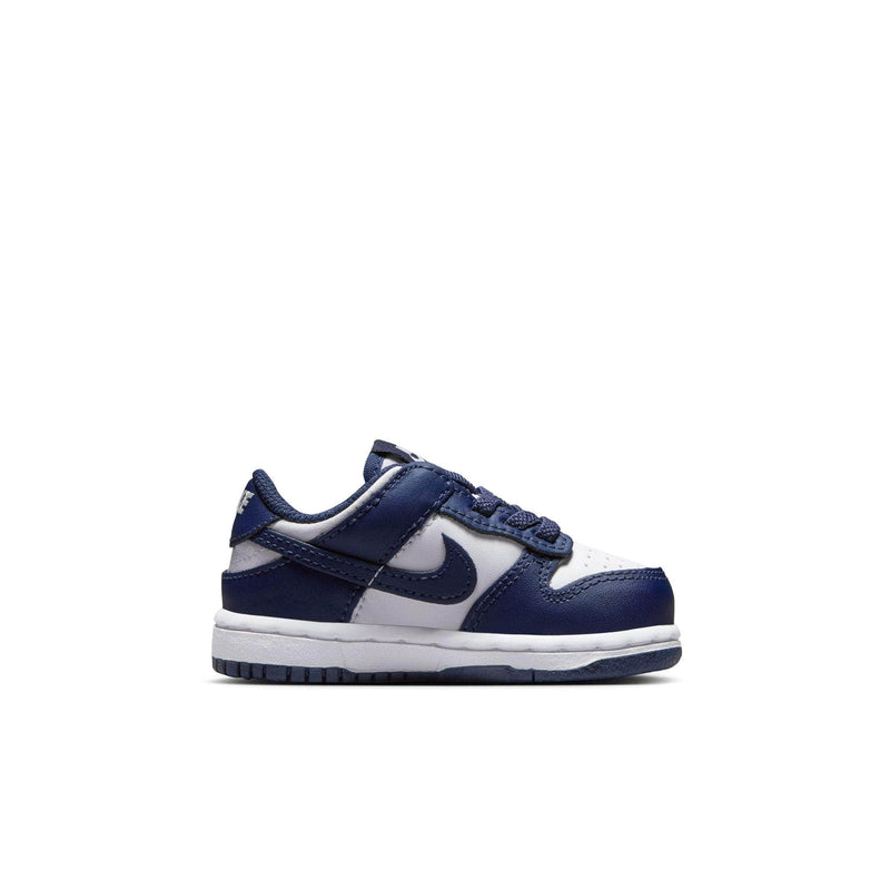 Nike FOOTWEAR Nike Dunk Low "White Midnight Navy" - Toddlers