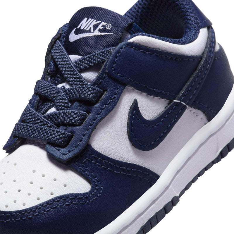 Nike FOOTWEAR Nike Dunk Low "White Midnight Navy" - Toddlers