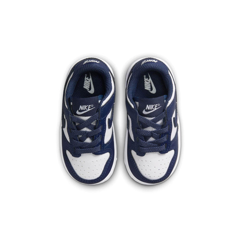 Nike FOOTWEAR Nike Dunk Low "White Midnight Navy" - Toddlers
