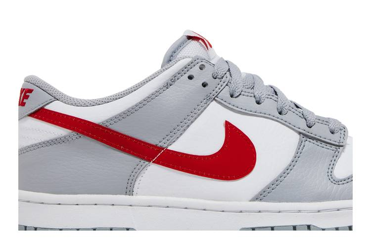 Dunk Low White Wolf Grey University Red (GS)