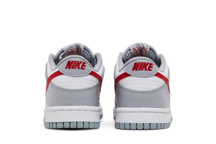 Dunk Low White Wolf Grey University Red (GS)