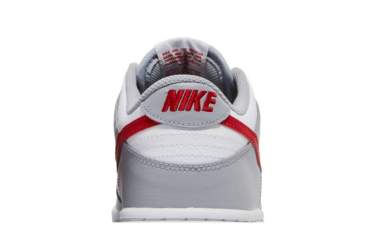 Dunk Low White Wolf Grey University Red (GS)