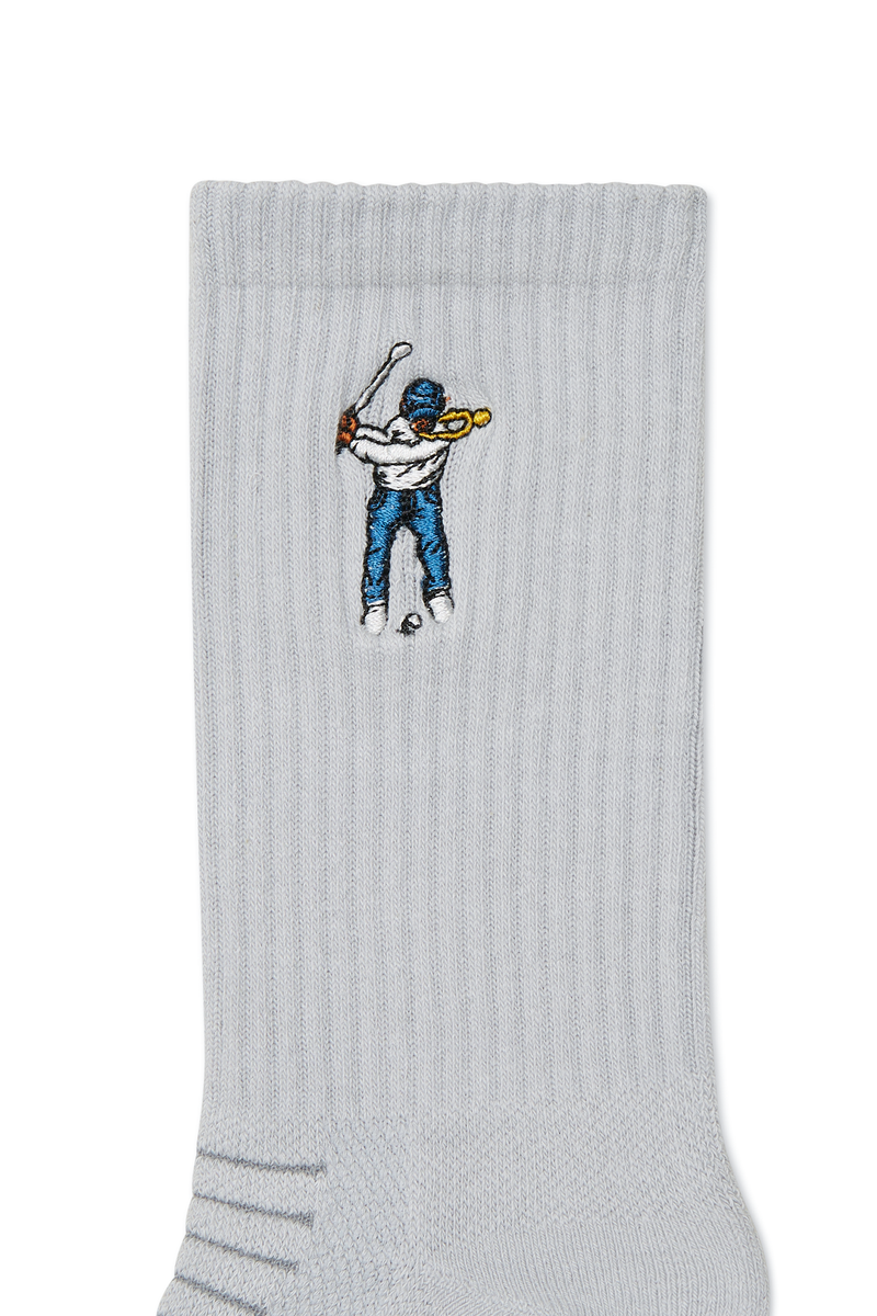 Eastside Golf Calf Height Logo Socks Grey