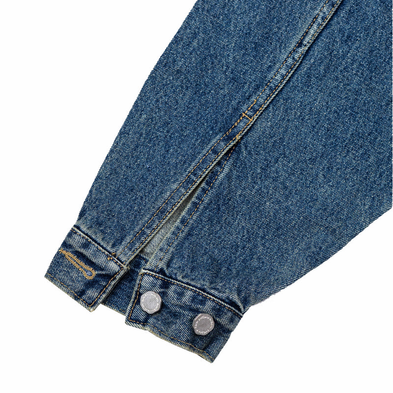 Estudio Niksen Boxy Denim Trucker Jacket (Blue Wash) - August Shop
