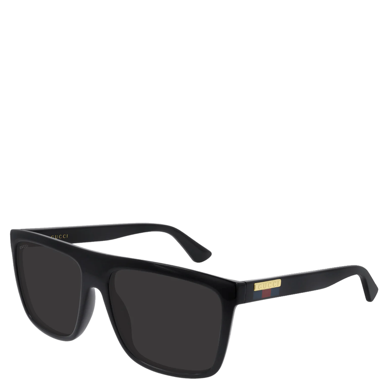 GG0748S-001 MEN'S BLACK & GREY SUNGLASSES