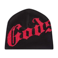 Godspeed 'OG Logo' Studded Black & Red Beanie