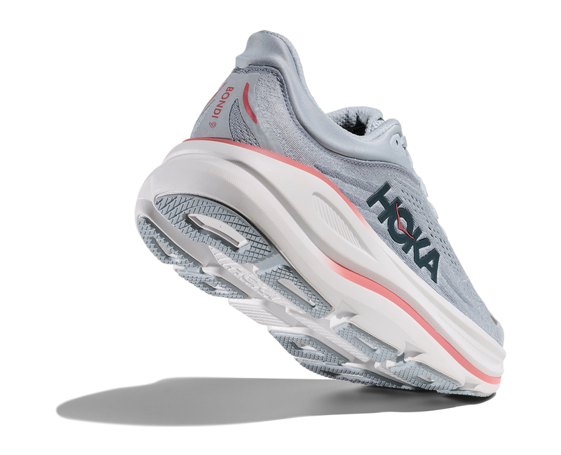 Hoka Bondi 9 Womens Shoes Color: Mineral Blue/Washed Blue Style: 1162012-MBLW