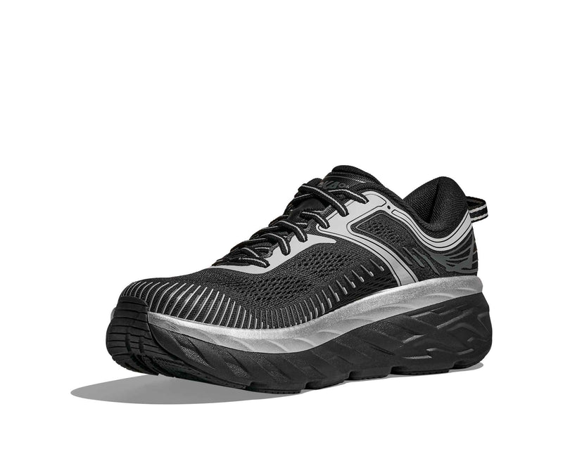 Hoka M Bondi 7 Color: BLACK / STARDUST Style: 1110518-BKSTR