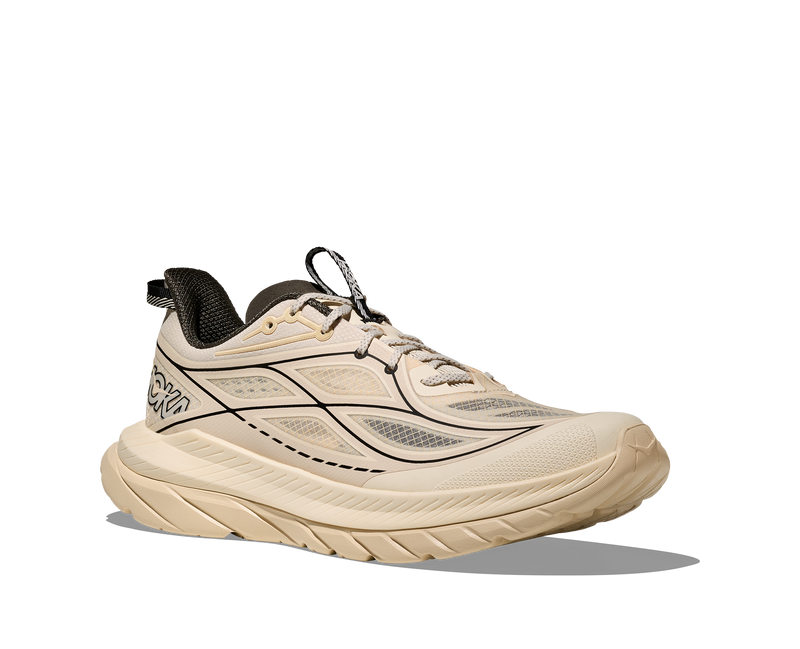 Hoka Mach Remastered Mens Shoes Color: Eggshell/Asphalt Grey Style: 1176250-EHL