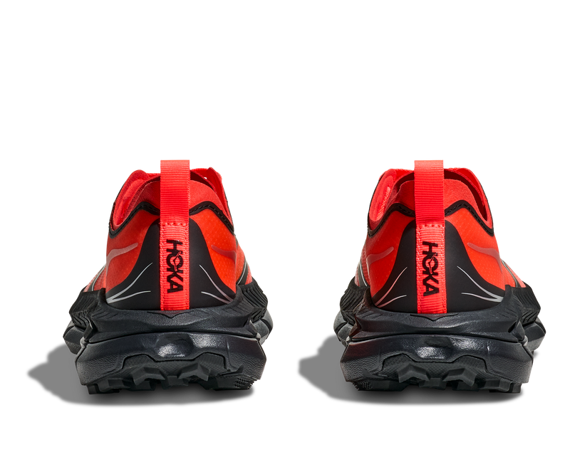 Hoka Mafate Speed 4 Lite Mens Shoes Color: Neon Flame/Black Style: 1168450-NLMB
