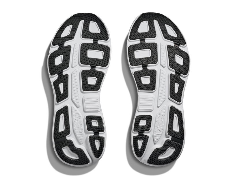 HOKA Men's BONDI 9 Black/Vermillion 1162011-bkvr