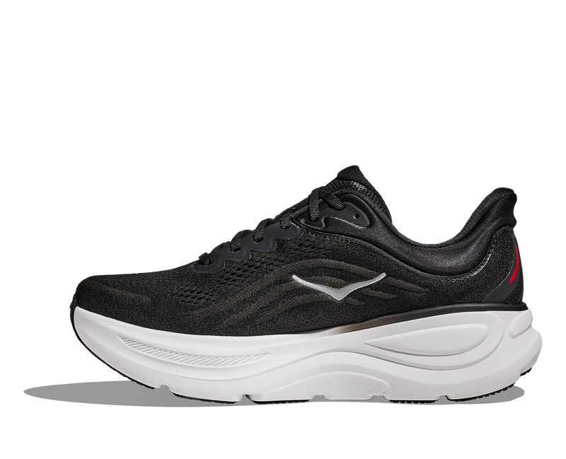 HOKA Men's BONDI 9 Black/Vermillion 1162011-bkvr