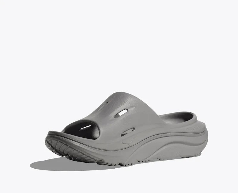 HOKA ORA RECOVERY SLIDE - GREY / GREY
