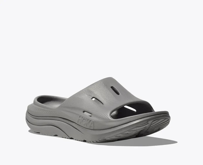 HOKA ORA RECOVERY SLIDE - GREY / GREY