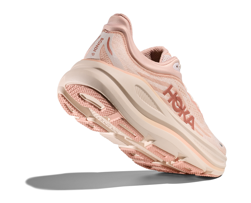 HOKA Women's BONDI 9 ROSE LATTE / ROSE CREAM 1162012-RLTT