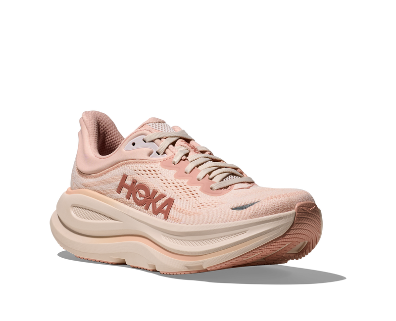 HOKA Women's BONDI 9 ROSE LATTE / ROSE CREAM 1162012-RLTT