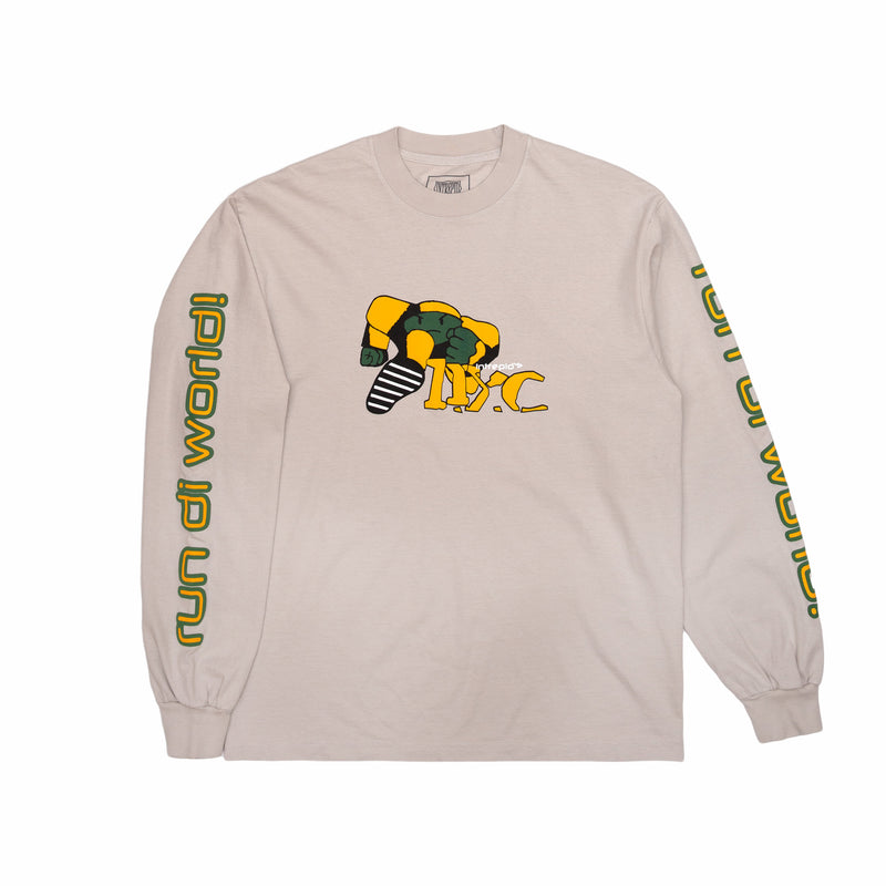 INTREPID New York Run Di World L/S T-Shirt (Sand) - August Shop