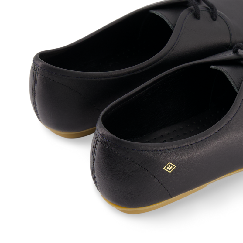 Jazz Cuir Lacet Noir