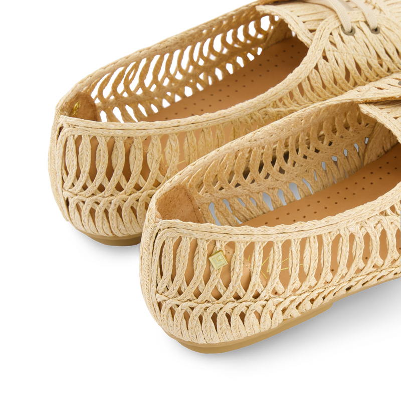 Jazz Lacet Raphia Naturel