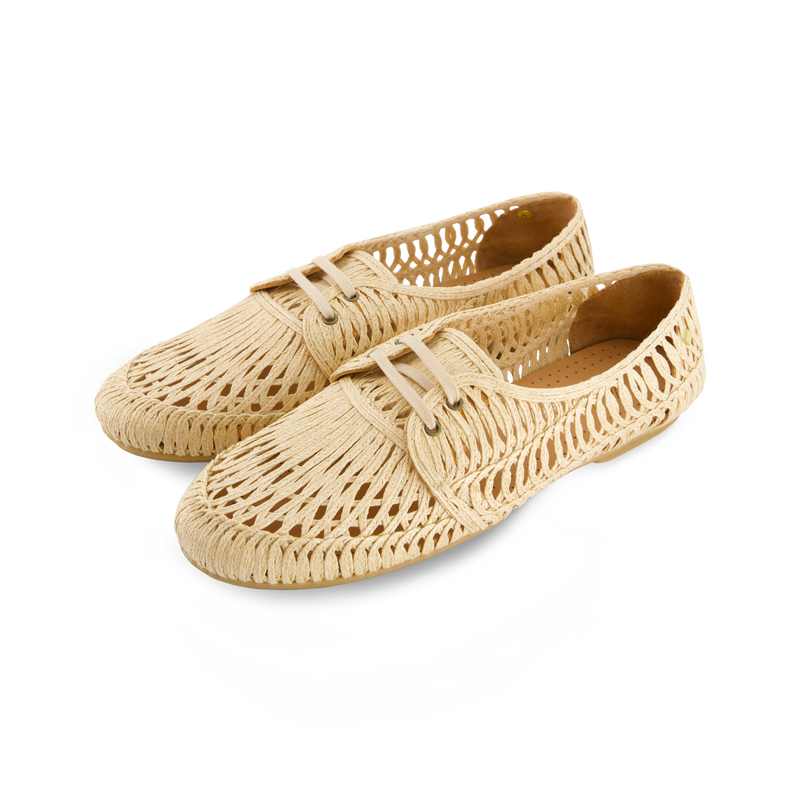 Jazz Lacet Raphia Naturel