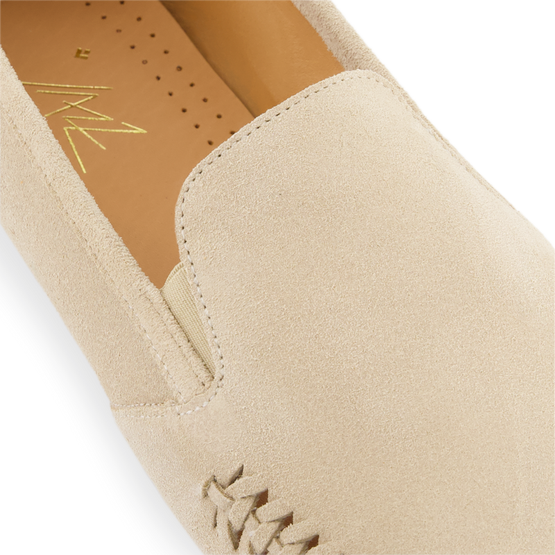 Jazz Suede Tressé Ecru