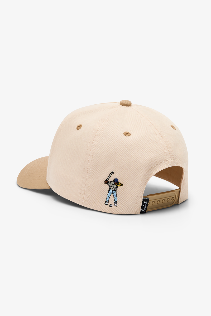 Jetstream/Khaki 5 Panel 2 Tone Hat - E Hat