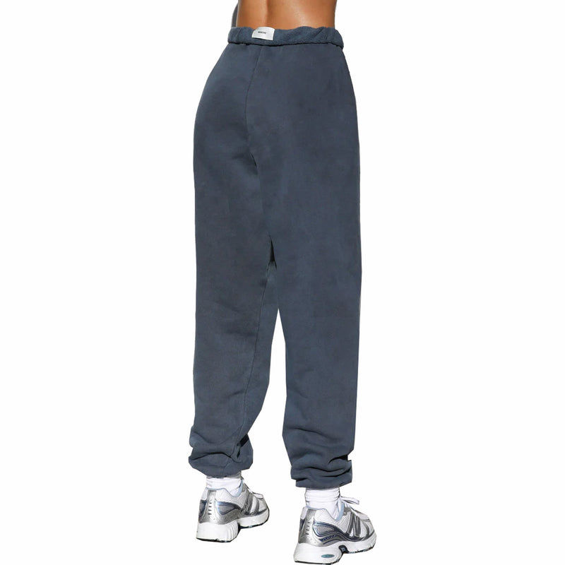 Joah Brown Oversized Jogger (Washed Navy French Terry) - August Shop