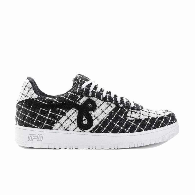 John Geiger “Tuxedo Tweed” GF-01 (Black/White) - August Shop