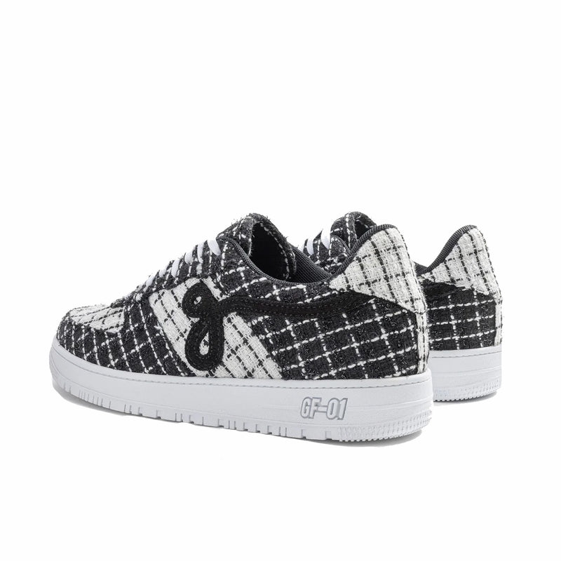 John Geiger “Tuxedo Tweed” GF-01 (Black/White) - August Shop