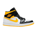 Jordan 1 Mid Laser Orange Black (Women's) - Side Kicks