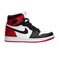 Jordan 1 Retro High Satin Black Toe (Women's) - Side Kicks