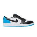 Jordan 1 Retro Low OG Black Dark Powder Blue - Side Kicks